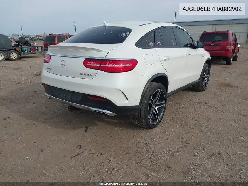 2017 Mercedes-Benz Amg Gle 43 Coupe 4Matic VIN: 4JGED6EB7HA082902 Lot: 45022824