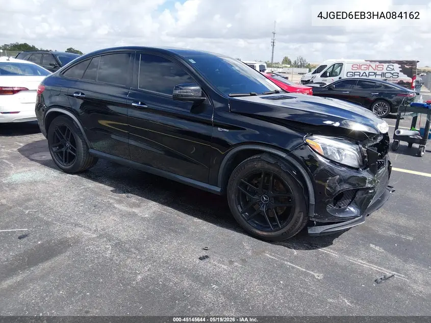 2017 Mercedes-Benz Amg Gle 43 Coupe 4Matic VIN: 4JGED6EB3HA084162 Lot: 45145644