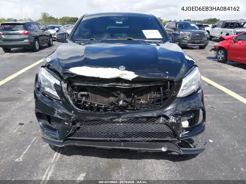 2017 Mercedes-Benz Amg Gle 43 Coupe 4Matic VIN: 4JGED6EB3HA084162 Lot: 45145644