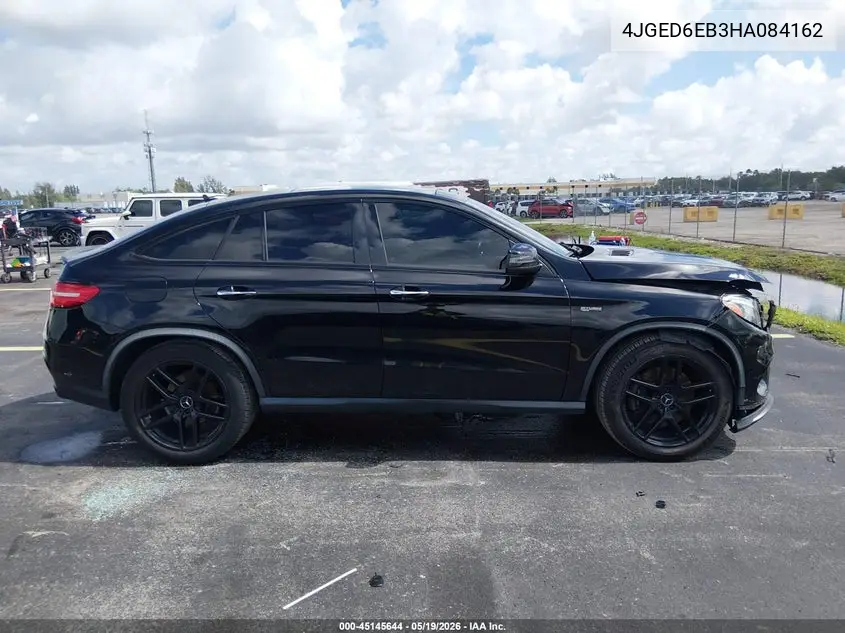2017 Mercedes-Benz Amg Gle 43 Coupe 4Matic VIN: 4JGED6EB3HA084162 Lot: 45145644