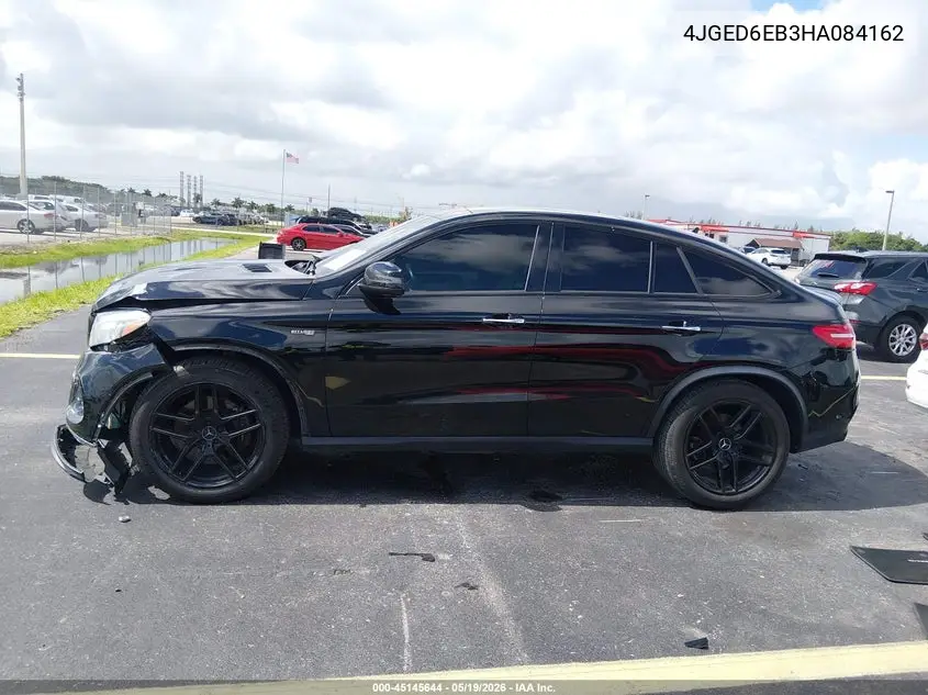 2017 Mercedes-Benz Amg Gle 43 Coupe 4Matic VIN: 4JGED6EB3HA084162 Lot: 45145644