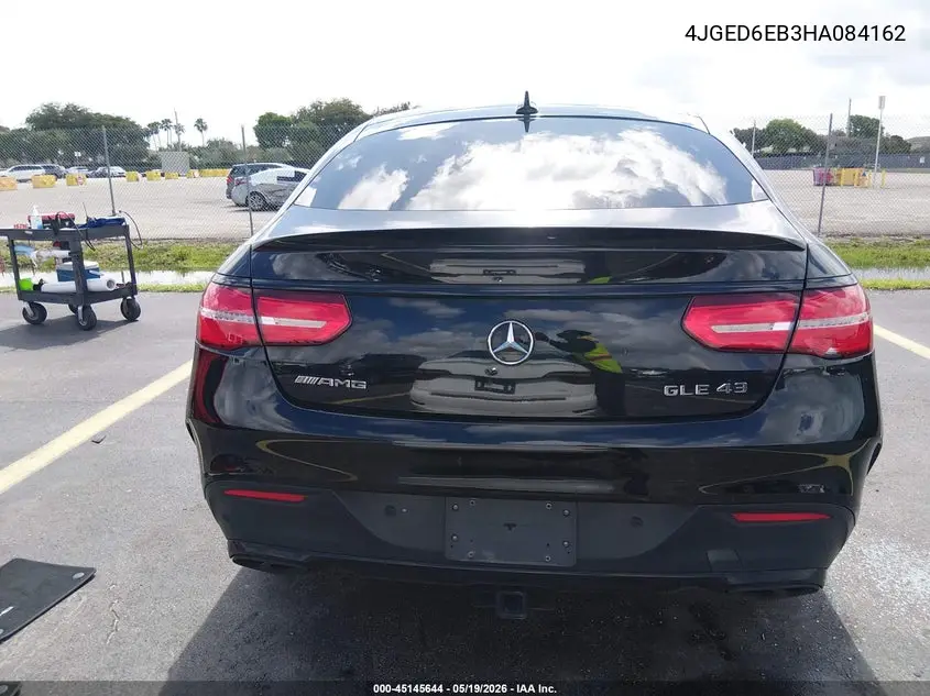 2017 Mercedes-Benz Amg Gle 43 Coupe 4Matic VIN: 4JGED6EB3HA084162 Lot: 45145644
