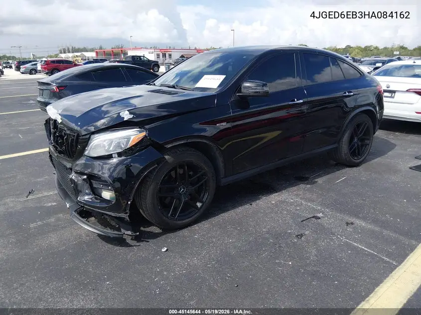 2017 Mercedes-Benz Amg Gle 43 Coupe 4Matic VIN: 4JGED6EB3HA084162 Lot: 45145644