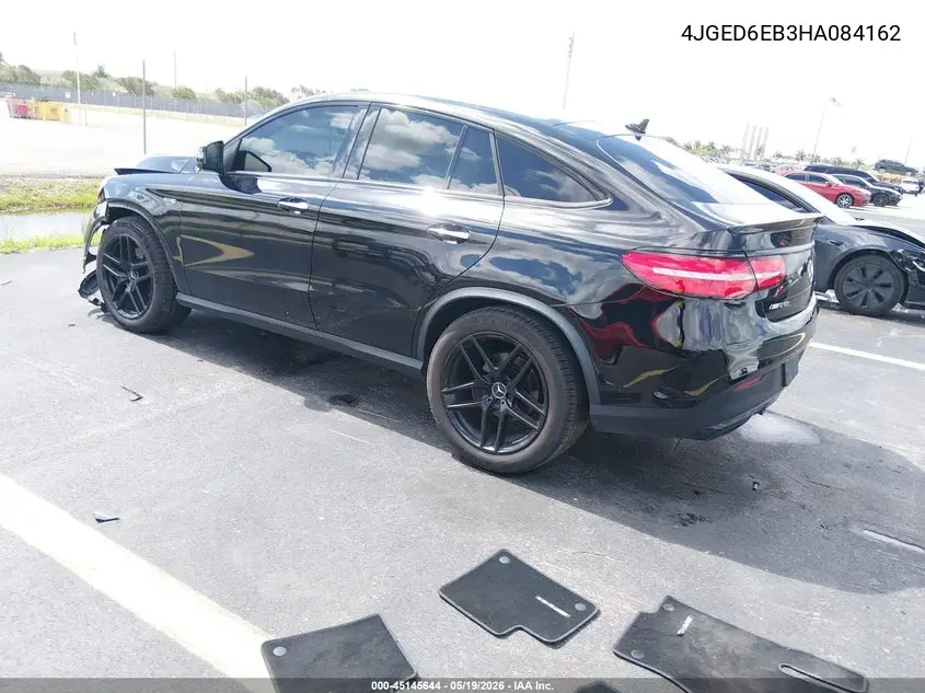 2017 Mercedes-Benz Amg Gle 43 Coupe 4Matic VIN: 4JGED6EB3HA084162 Lot: 45145644