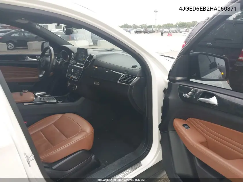 2017 Mercedes-Benz Amg Gle 43 Coupe 4Matic VIN: 4JGED6EB2HA060371 Lot: 45385189