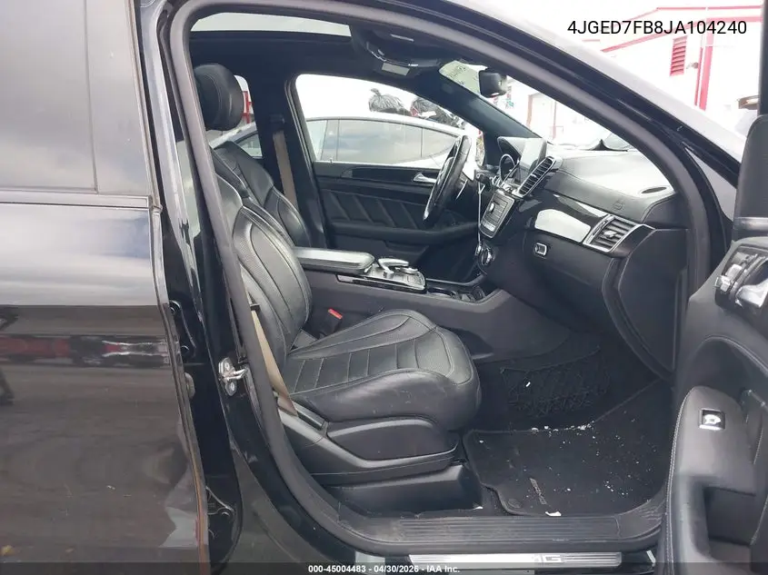 2018 Mercedes-Benz Amg Gle 63 Coupe S 4Matic VIN: 4JGED7FB8JA104240 Lot: 45004483