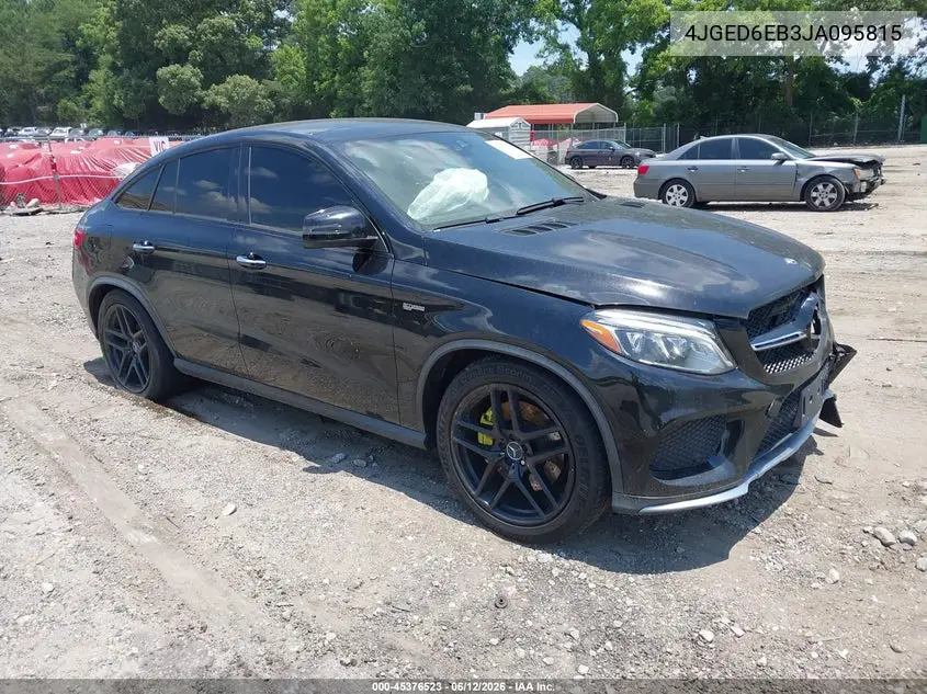 2018 Mercedes-Benz Amg Gle 43 Coupe 4Matic VIN: 4JGED6EB3JA095815 Lot: 45376523