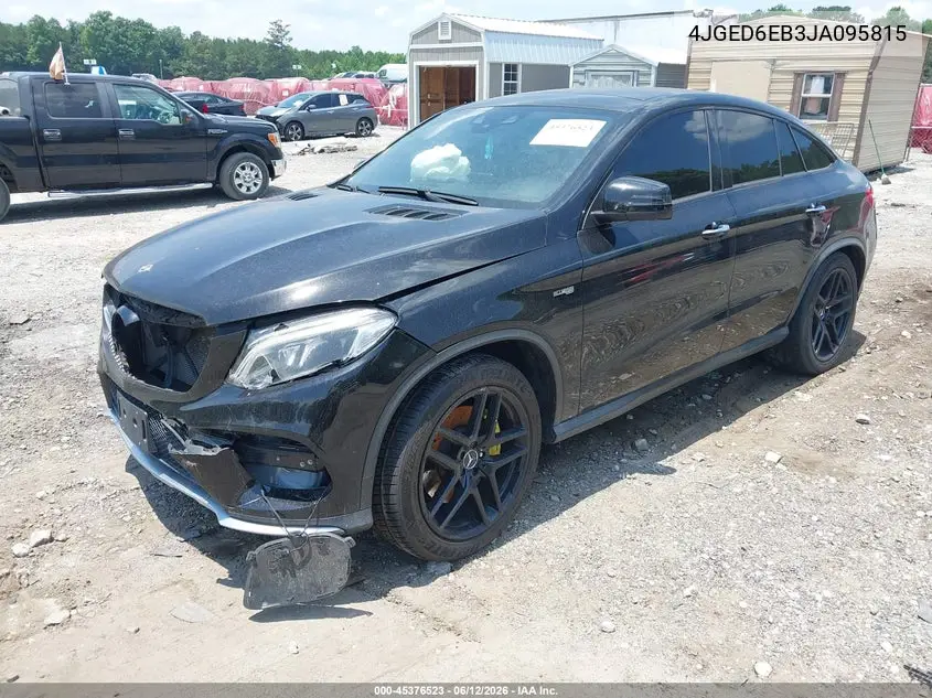 2018 Mercedes-Benz Amg Gle 43 Coupe 4Matic VIN: 4JGED6EB3JA095815 Lot: 45376523