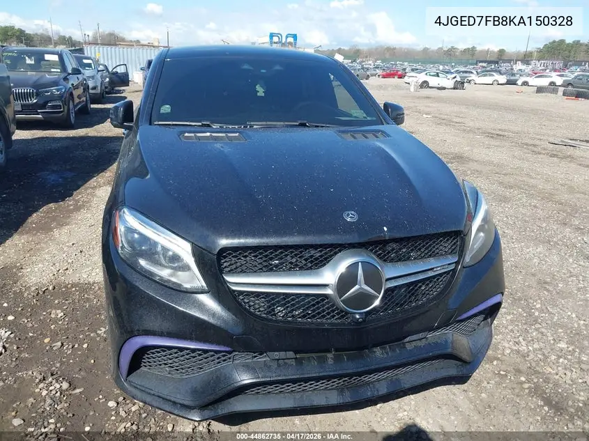2019 Mercedes-Benz Amg Gle 63 Coupe S 4Matic VIN: 4JGED7FB8KA150328 Lot: 44862735