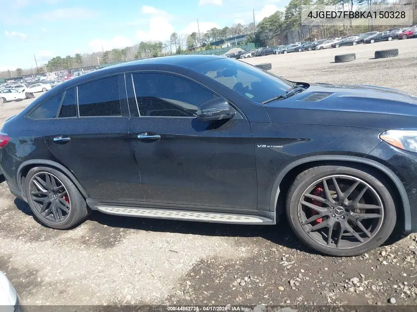 2019 Mercedes-Benz Amg Gle 63 Coupe S 4Matic VIN: 4JGED7FB8KA150328 Lot: 44862735