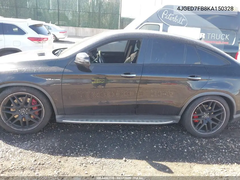 2019 Mercedes-Benz Amg Gle 63 Coupe S 4Matic VIN: 4JGED7FB8KA150328 Lot: 44862735