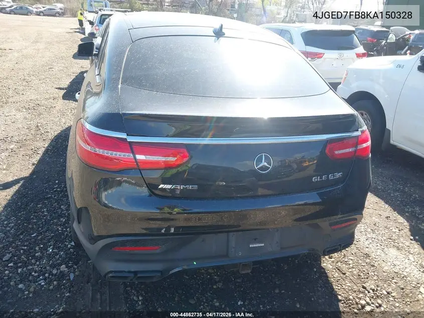 2019 Mercedes-Benz Amg Gle 63 Coupe S 4Matic VIN: 4JGED7FB8KA150328 Lot: 44862735