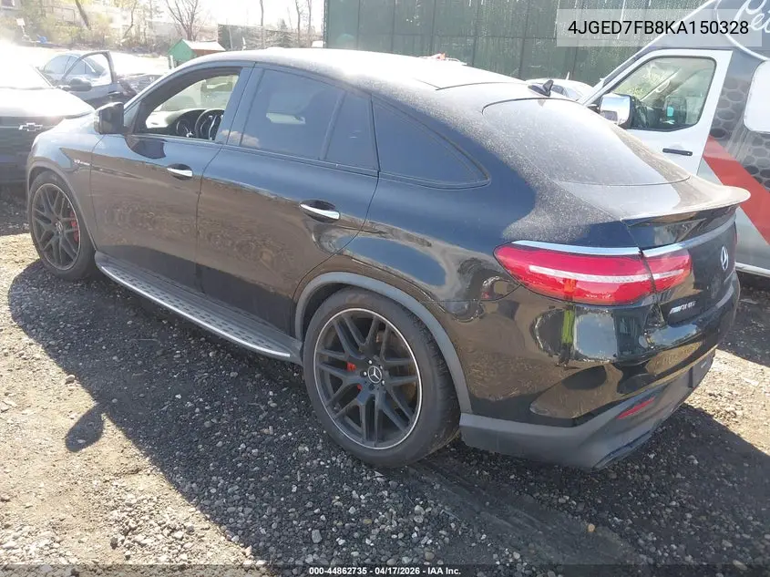 2019 Mercedes-Benz Amg Gle 63 Coupe S 4Matic VIN: 4JGED7FB8KA150328 Lot: 44862735