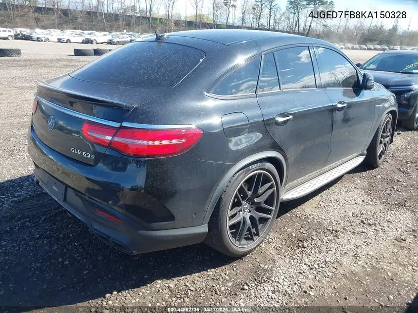 2019 Mercedes-Benz Amg Gle 63 Coupe S 4Matic VIN: 4JGED7FB8KA150328 Lot: 44862735