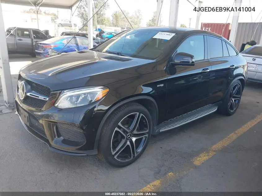 2019 Mercedes-Benz Amg Gle 43 Coupe 4Matic VIN: 4JGED6EB9KA141004 Lot: 45237082