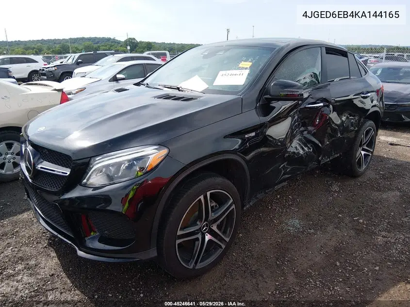 2019 Mercedes-Benz Amg Gle 43 Coupe 4Matic VIN: 4JGED6EB4KA144165 Lot: 45246641