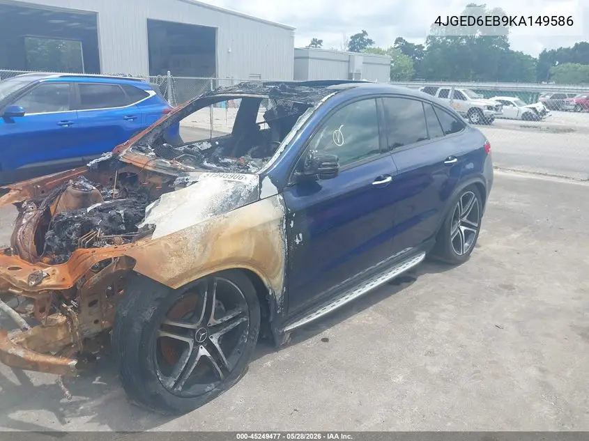 2019 Mercedes-Benz Amg Gle 43 Coupe 4Matic VIN: 4JGED6EB9KA149586 Lot: 45249477