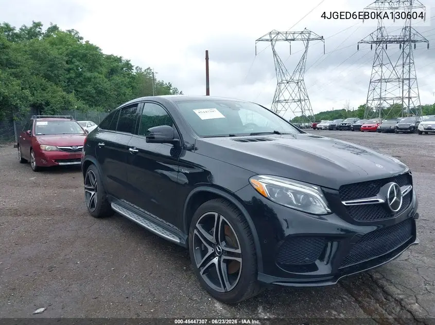 2019 Mercedes-Benz Amg Gle 43 Coupe 4Matic VIN: 4JGED6EB0KA130604 Lot: 45447307