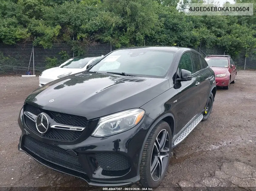 2019 Mercedes-Benz Amg Gle 43 Coupe 4Matic VIN: 4JGED6EB0KA130604 Lot: 45447307