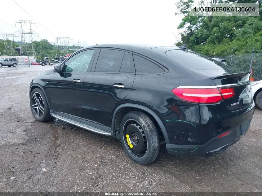 2019 Mercedes-Benz Amg Gle 43 Coupe 4Matic VIN: 4JGED6EB0KA130604 Lot: 45447307