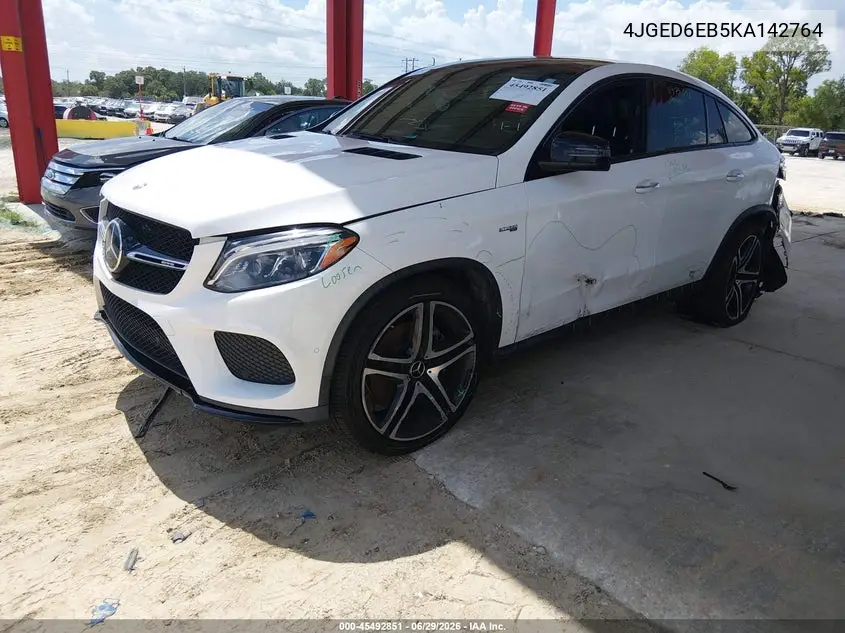 2019 Mercedes-Benz Amg Gle 43 Coupe 4Matic VIN: 4JGED6EB5KA142764 Lot: 45492851