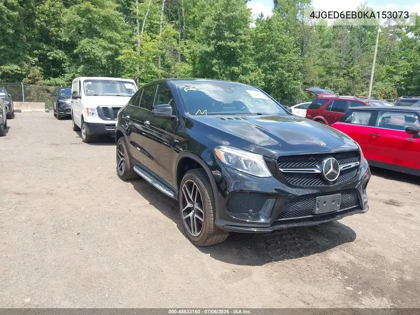 2019 Mercedes-Benz Amg Gle 43 Coupe 4Matic VIN: 4JGED6EB0KA153073 Lot: 45533160