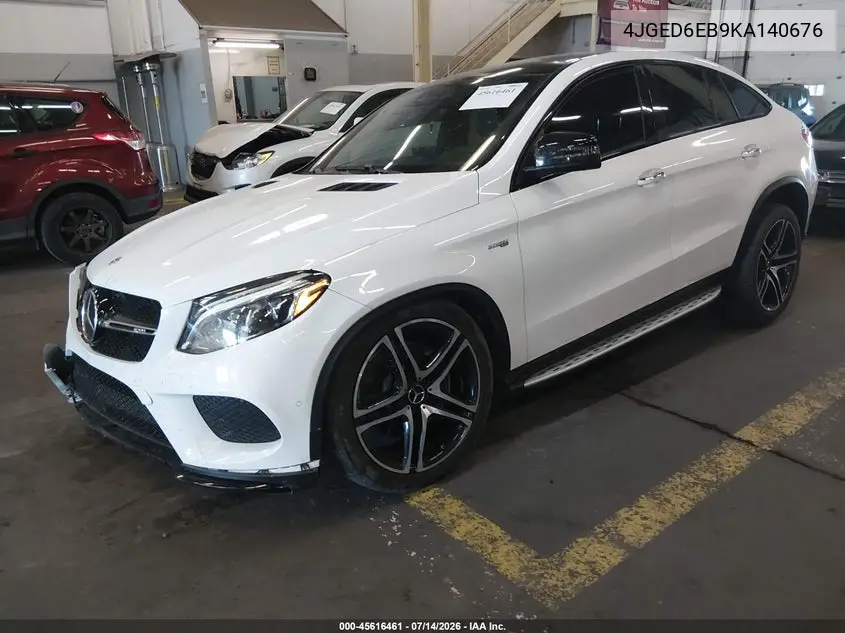 2019 Mercedes-Benz Amg Gle 43 Coupe 4Matic VIN: 4JGED6EB9KA140676 Lot: 45616461