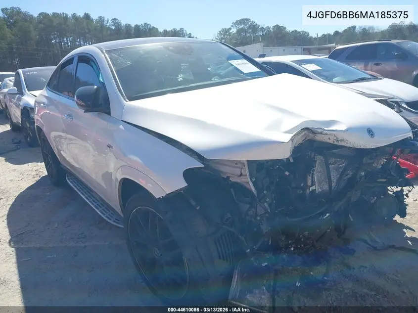 2021 Mercedes-Benz Amg Gle 53 Coupe 4Matic VIN: 4JGFD6BB6MA185375 Lot: 44610086
