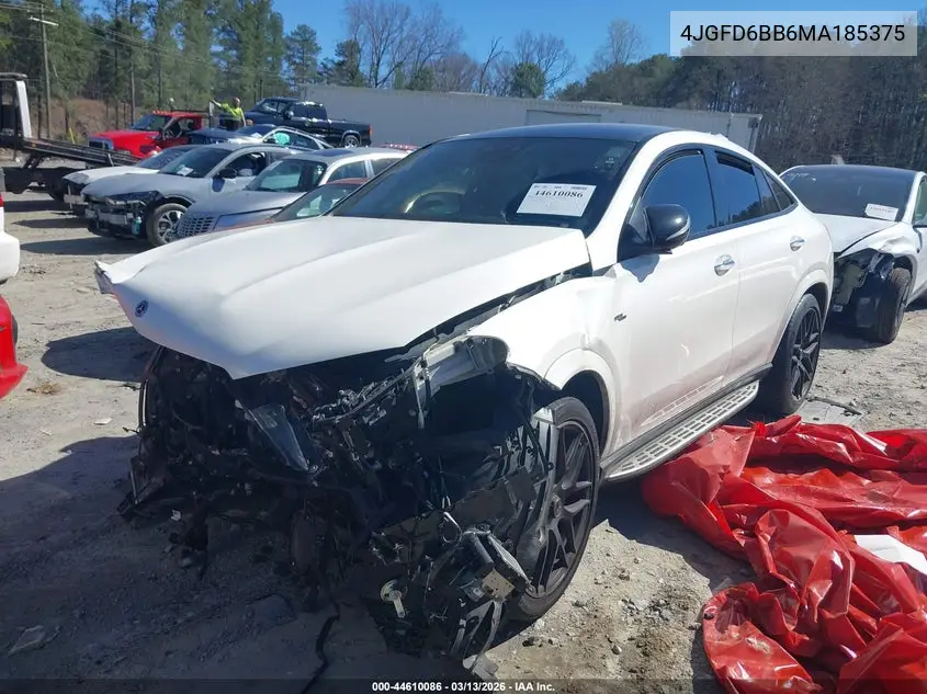 2021 Mercedes-Benz Amg Gle 53 Coupe 4Matic VIN: 4JGFD6BB6MA185375 Lot: 44610086