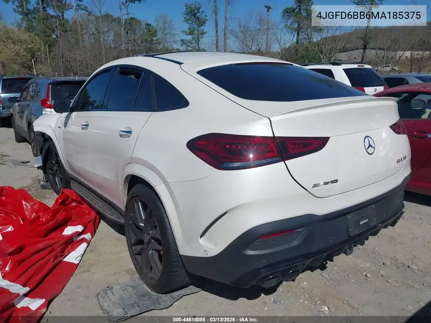2021 Mercedes-Benz Amg Gle 53 Coupe 4Matic VIN: 4JGFD6BB6MA185375 Lot: 44610086
