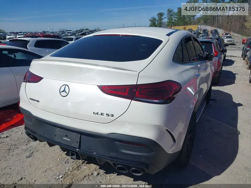 2021 Mercedes-Benz Amg Gle 53 Coupe 4Matic VIN: 4JGFD6BB6MA185375 Lot: 44610086