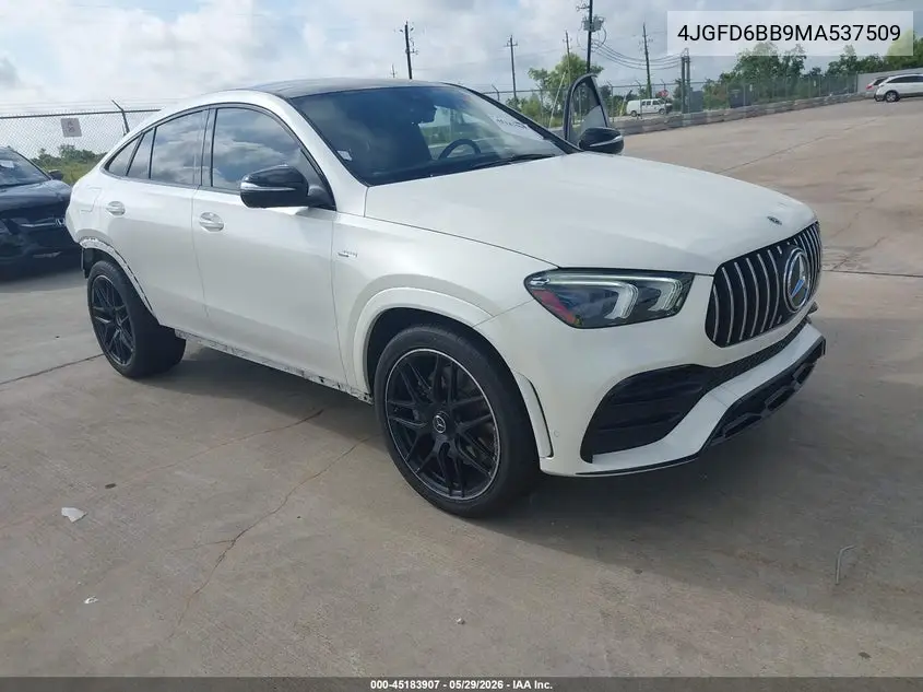 2021 Mercedes-Benz Amg Gle 53 Coupe 4Matic VIN: 4JGFD6BB9MA537509 Lot: 45183907