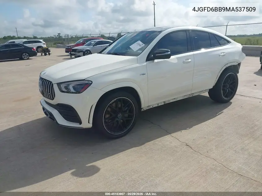 2021 Mercedes-Benz Amg Gle 53 Coupe 4Matic VIN: 4JGFD6BB9MA537509 Lot: 45183907