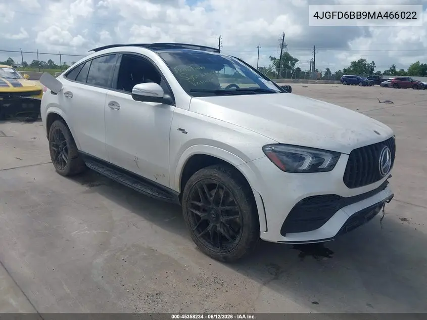 2021 Mercedes-Benz Amg Gle 53 Coupe 4Matic VIN: 4JGFD6BB9MA466022 Lot: 45358234