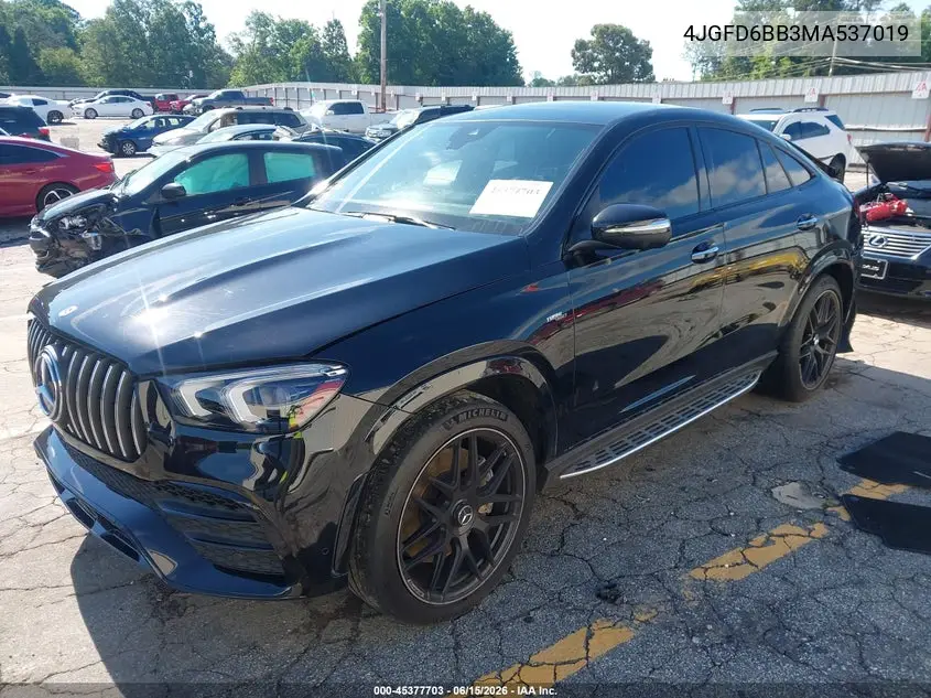 2021 Mercedes-Benz Amg Gle 53 Coupe 4Matic VIN: 4JGFD6BB3MA537019 Lot: 45377703