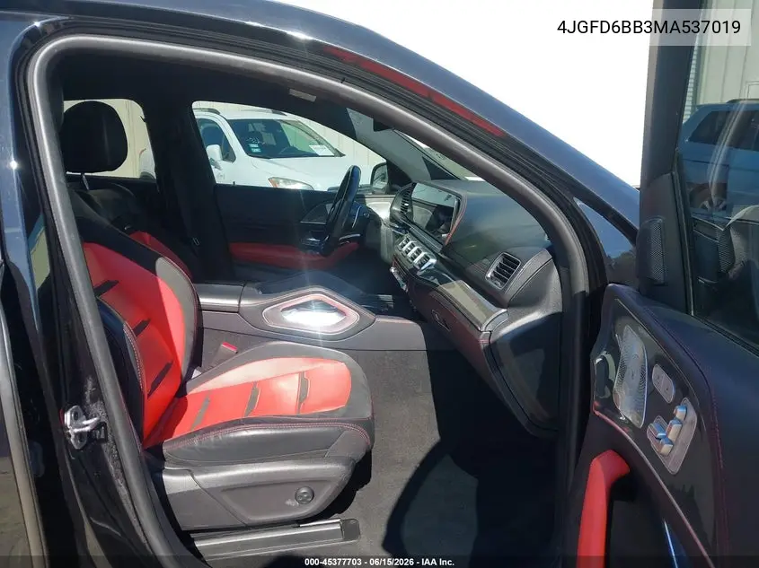 2021 Mercedes-Benz Amg Gle 53 Coupe 4Matic VIN: 4JGFD6BB3MA537019 Lot: 45377703