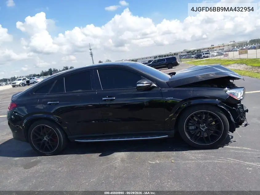 2021 Mercedes-Benz Amg Gle 53 Coupe 4Matic VIN: 4JGFD6BB9MA432954 Lot: 45500990
