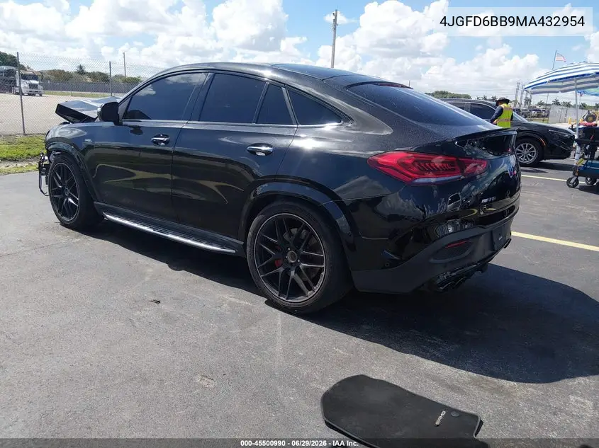 2021 Mercedes-Benz Amg Gle 53 Coupe 4Matic VIN: 4JGFD6BB9MA432954 Lot: 45500990