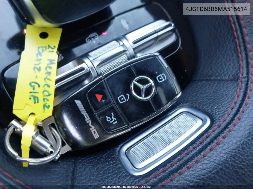 2021 Mercedes-Benz Amg Gle 53 Coupe 4Matic VIN: 4JGFD6BB6MA515614 Lot: 45566695