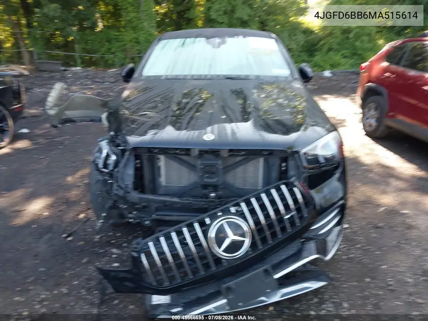 2021 Mercedes-Benz Amg Gle 53 Coupe 4Matic VIN: 4JGFD6BB6MA515614 Lot: 45566695