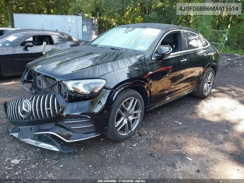 2021 Mercedes-Benz Amg Gle 53 Coupe 4Matic VIN: 4JGFD6BB6MA515614 Lot: 45566695