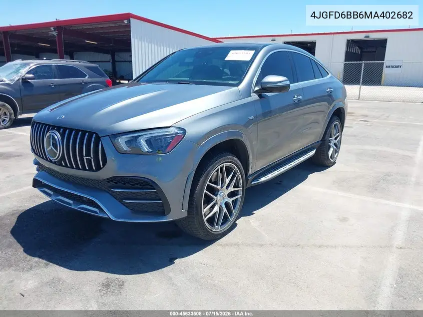 2021 Mercedes-Benz Amg Gle 53 Coupe 4Matic VIN: 4JGFD6BB6MA402682 Lot: 45633508