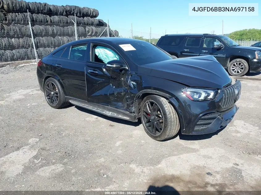 2022 Mercedes-Benz Amg Gle 53 Coupe 4Matic VIN: 4JGFD6BB3NA697158 Lot: 45077203