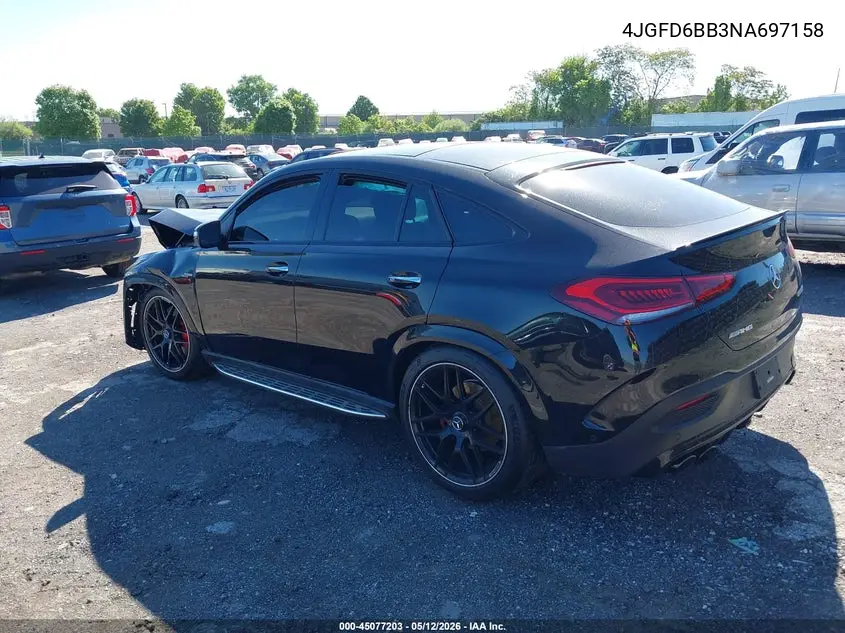 2022 Mercedes-Benz Amg Gle 53 Coupe 4Matic VIN: 4JGFD6BB3NA697158 Lot: 45077203