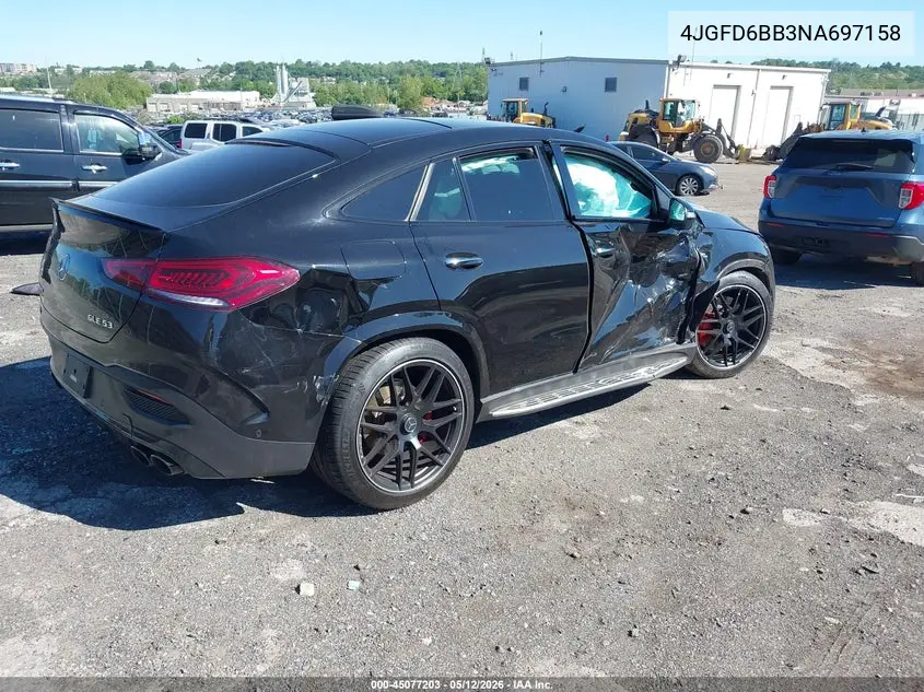 2022 Mercedes-Benz Amg Gle 53 Coupe 4Matic VIN: 4JGFD6BB3NA697158 Lot: 45077203