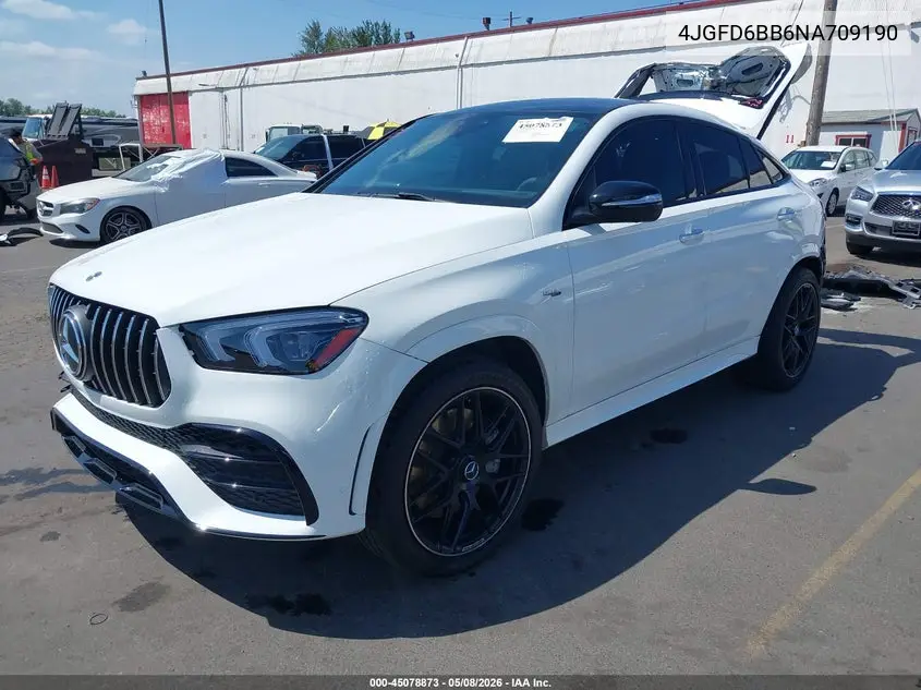 2022 Mercedes-Benz Amg Gle 53 Coupe 4Matic VIN: 4JGFD6BB6NA709190 Lot: 45078873