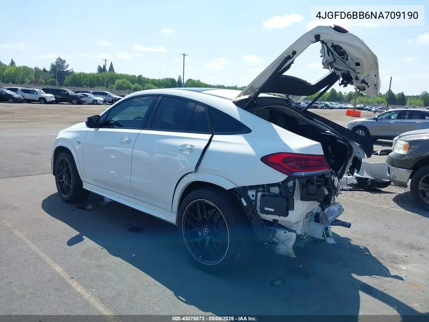 2022 Mercedes-Benz Amg Gle 53 Coupe 4Matic VIN: 4JGFD6BB6NA709190 Lot: 45078873