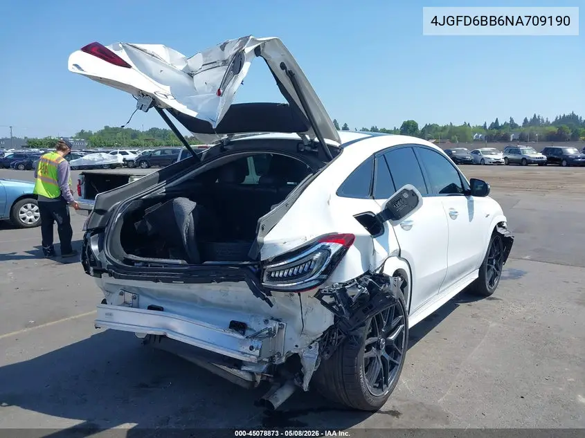 2022 Mercedes-Benz Amg Gle 53 Coupe 4Matic VIN: 4JGFD6BB6NA709190 Lot: 45078873