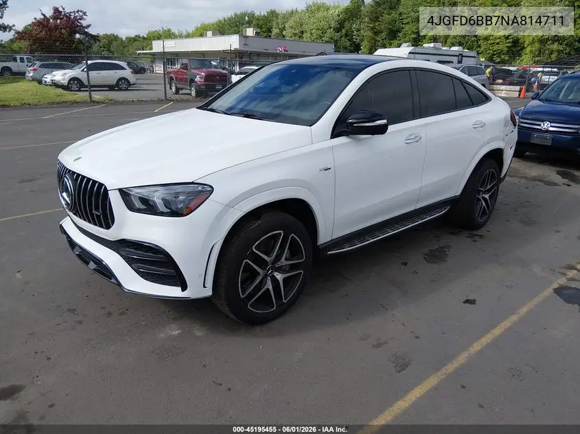 2022 Mercedes-Benz Amg Gle 53 Coupe 4Matic VIN: 4JGFD6BB7NA814711 Lot: 45195455