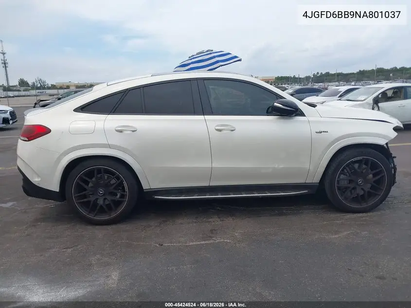 2022 Mercedes-Benz Amg Gle 53 Coupe 4Matic VIN: 4JGFD6BB9NA801037 Lot: 45424524
